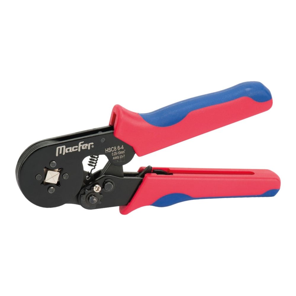 Alicate Cravar Term. Elét. Iso. Macfer HSC8 6-4 0,25~10mm²