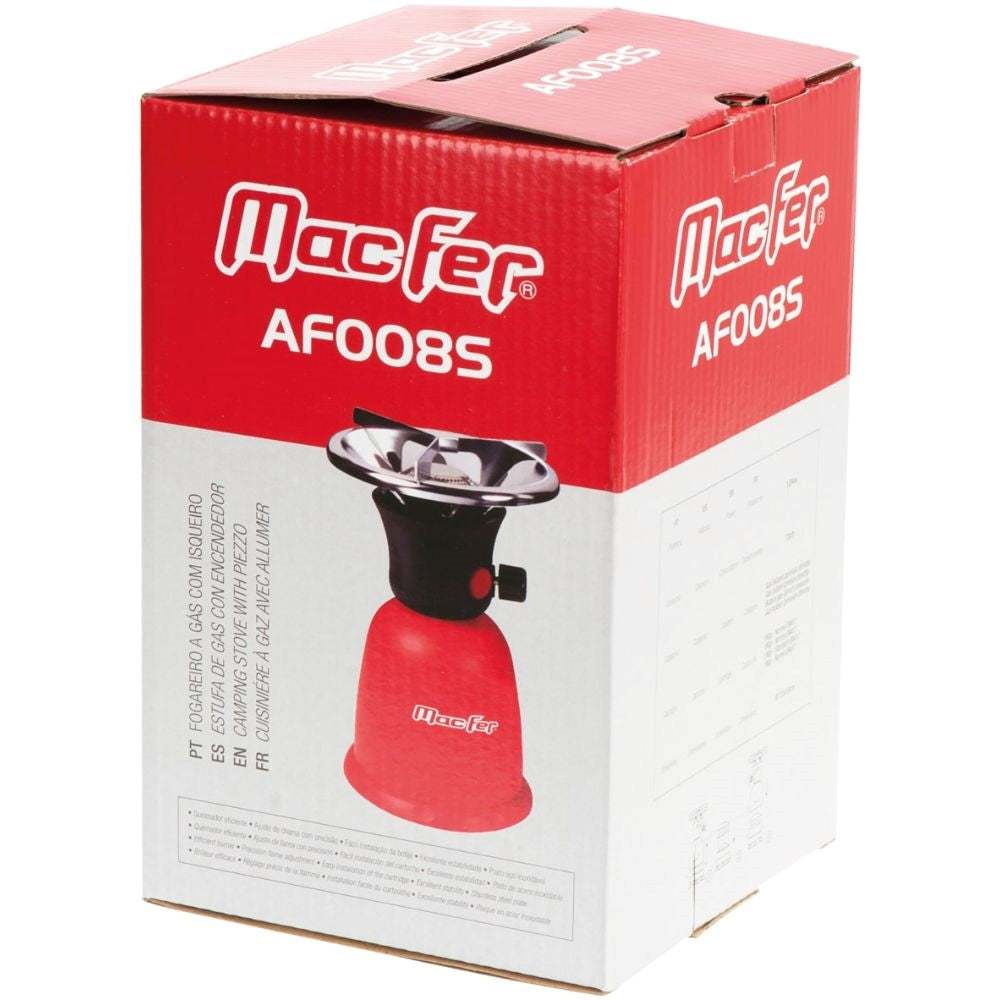 Fogareiro a Gás com Isqueiro Macfer - 114.0028