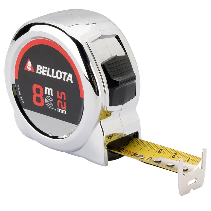 Fita Métrica Cromada 8Mt Bellota 50012-8Bl