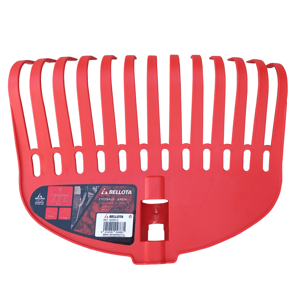 Apanha Folhas Bellota Plástico 13 Dentes c/ Cabo Alumínio