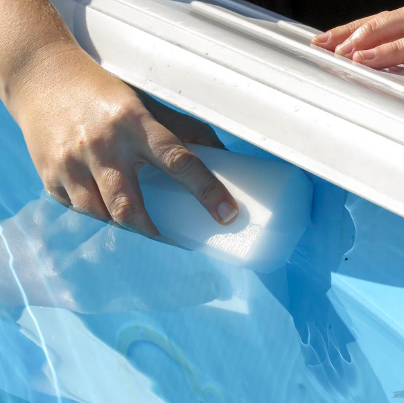 Esponja de limpieza de línea de flotación