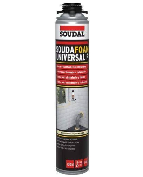 SOUDAL ESPUMA PU MAQUINA UNIVERSAL P 750ML