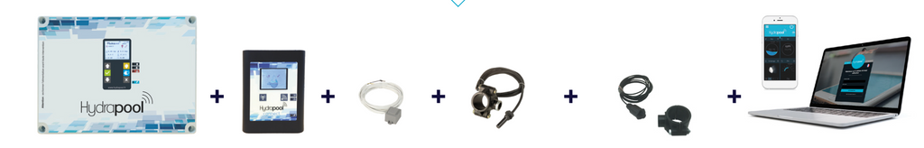 Sistema de Controlo completo para piscina à distância - HYDRAPOOL