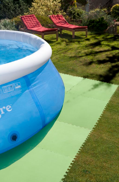 Alfombra protectora para piscinas