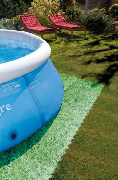 Alfombra protectora para piscinas