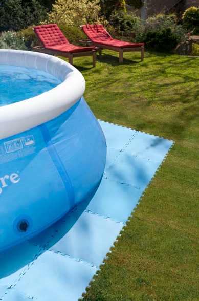 Alfombra protectora para piscinas