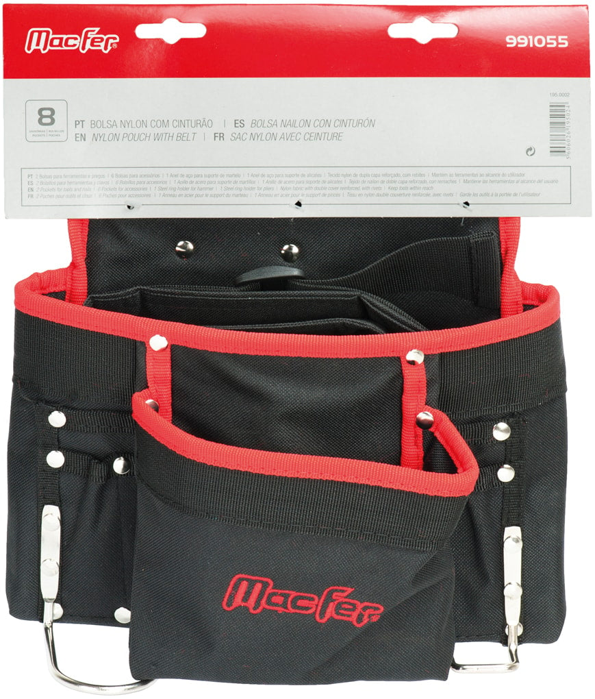 MACFER BOLSA TRABALHO C/ CINTURÃO 8 DIVISÕES