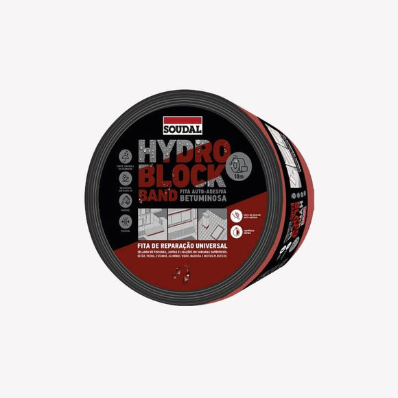 SOUDAL HYDROBLOCK BANDA IMPERM. TELHA 10CM X 10 MT