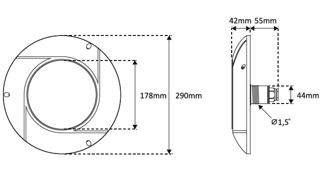 Projetores Planos LED para Construção Seamaid
