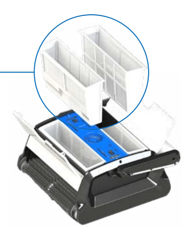 Aspirador automático elétrico Série Plus Bluetooth Aspirador de Piscina robot limpa fundos BLUEZONE POOL