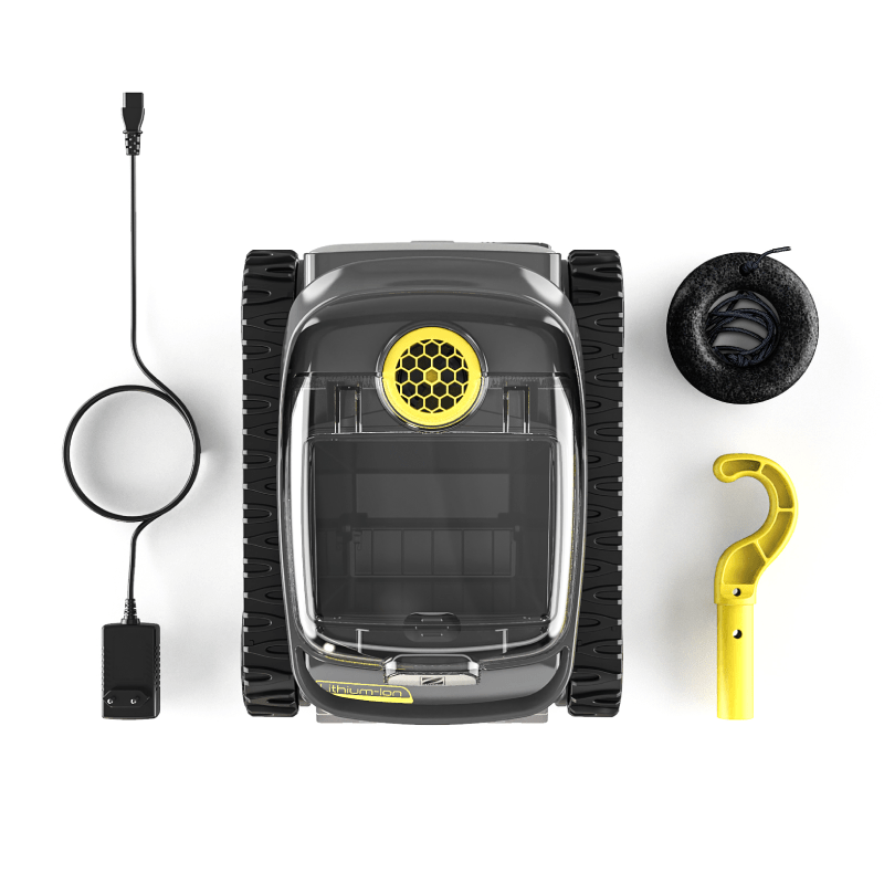 Aspirador de Piscina automático a bateria sem fios OP-Li 2100 pixel limpa fundos robot ZODIAC