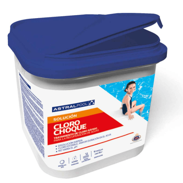 ASTRAL-250 Cloro choque pastilhas 20gr