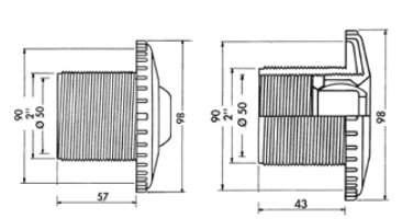 Boca de impulsão Direcionável - Hayward