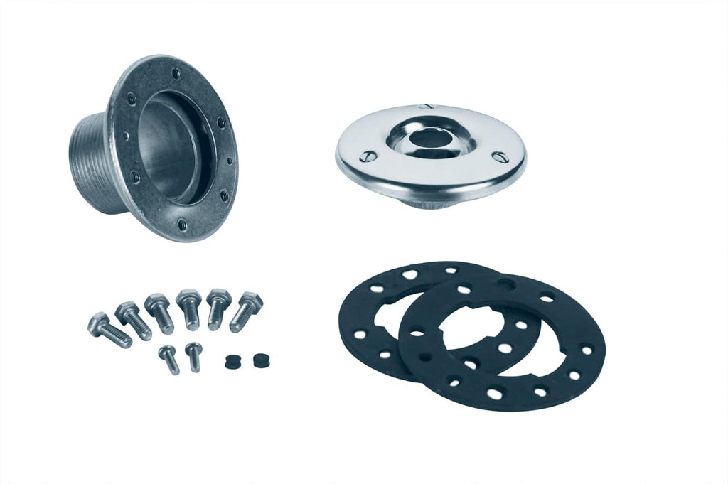Boca de Impulsão e Aspiração - Inox / Latão