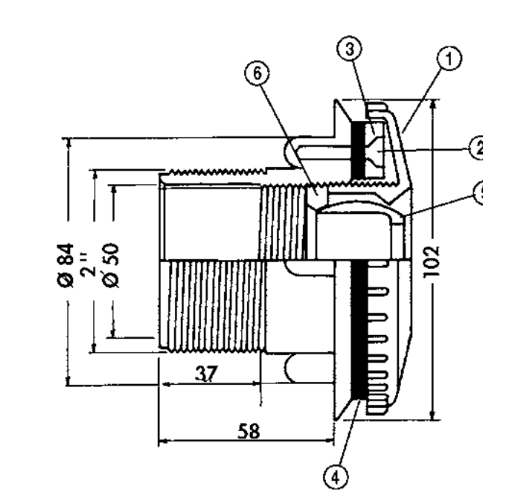 BOCAS DE IMPULSÃO HAY-250-0131/0132 (3312/3315) HAYWARD - recambios