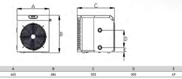 Bomba de calor MINI GARDEN PAC