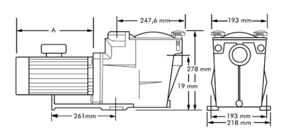 Bomba filtração SUPERPUMP . Hayward