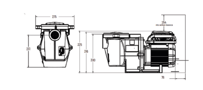 Bomba de Filtração Whisperflo VS2M