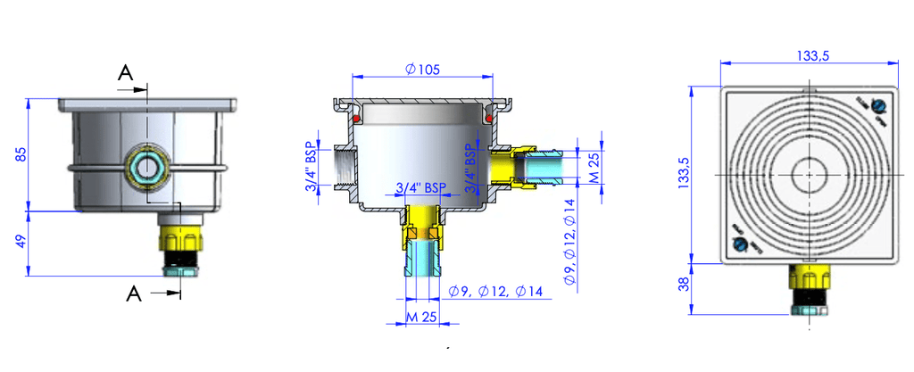 Caixa de Ligação . Ecocompositos