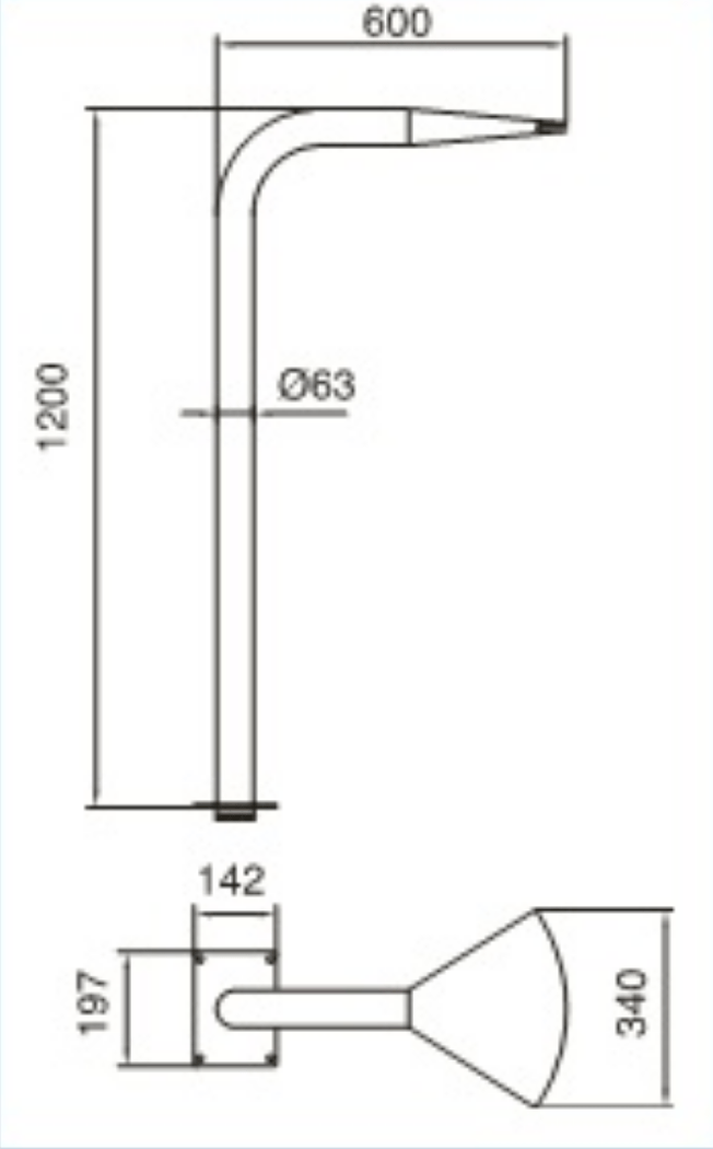Cortina de água (canhão/cascata)