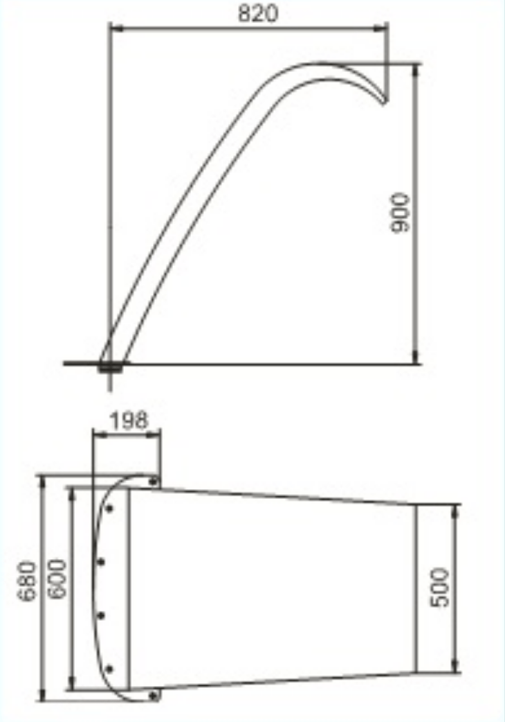 Cortina de água (canhão/cascata)