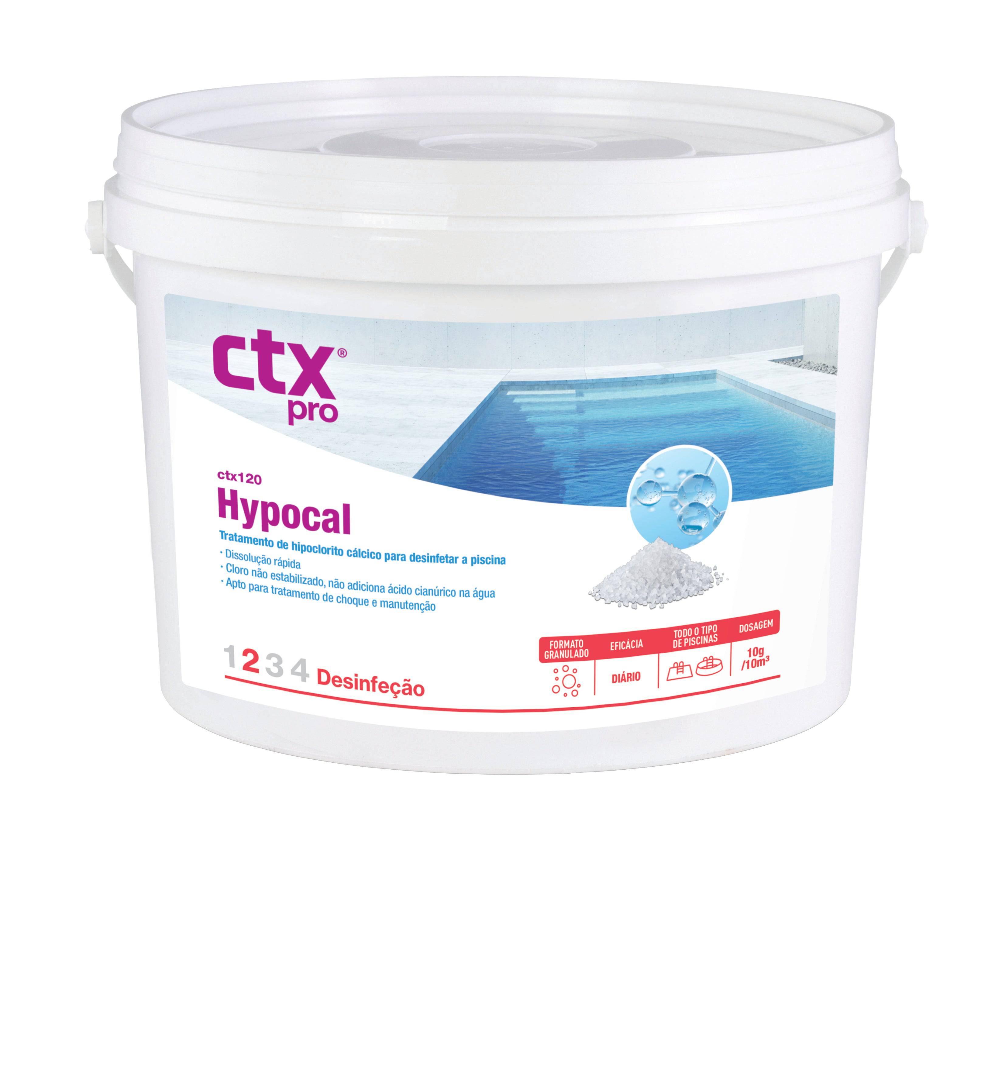 CTX-120 Hypocal (Cloro não estabilizado) - Hipoclorito de Cálcio