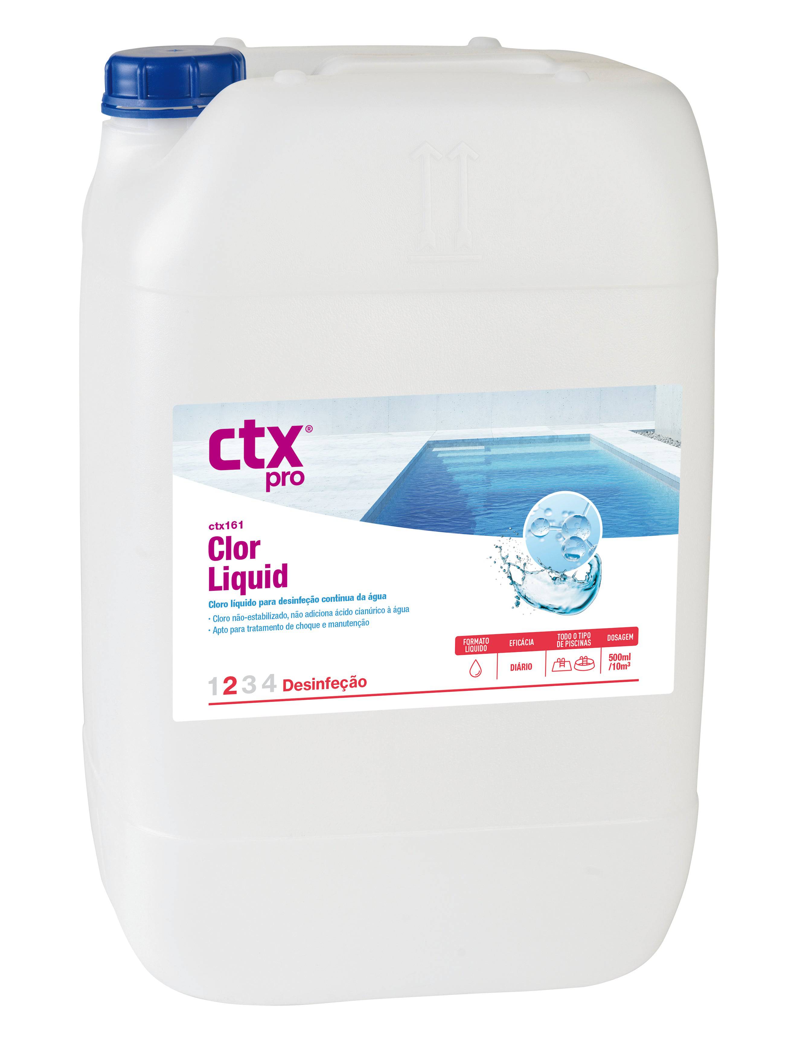 CTX-161 Cloro Líquido - Hipoclorito de sódio 30Kg