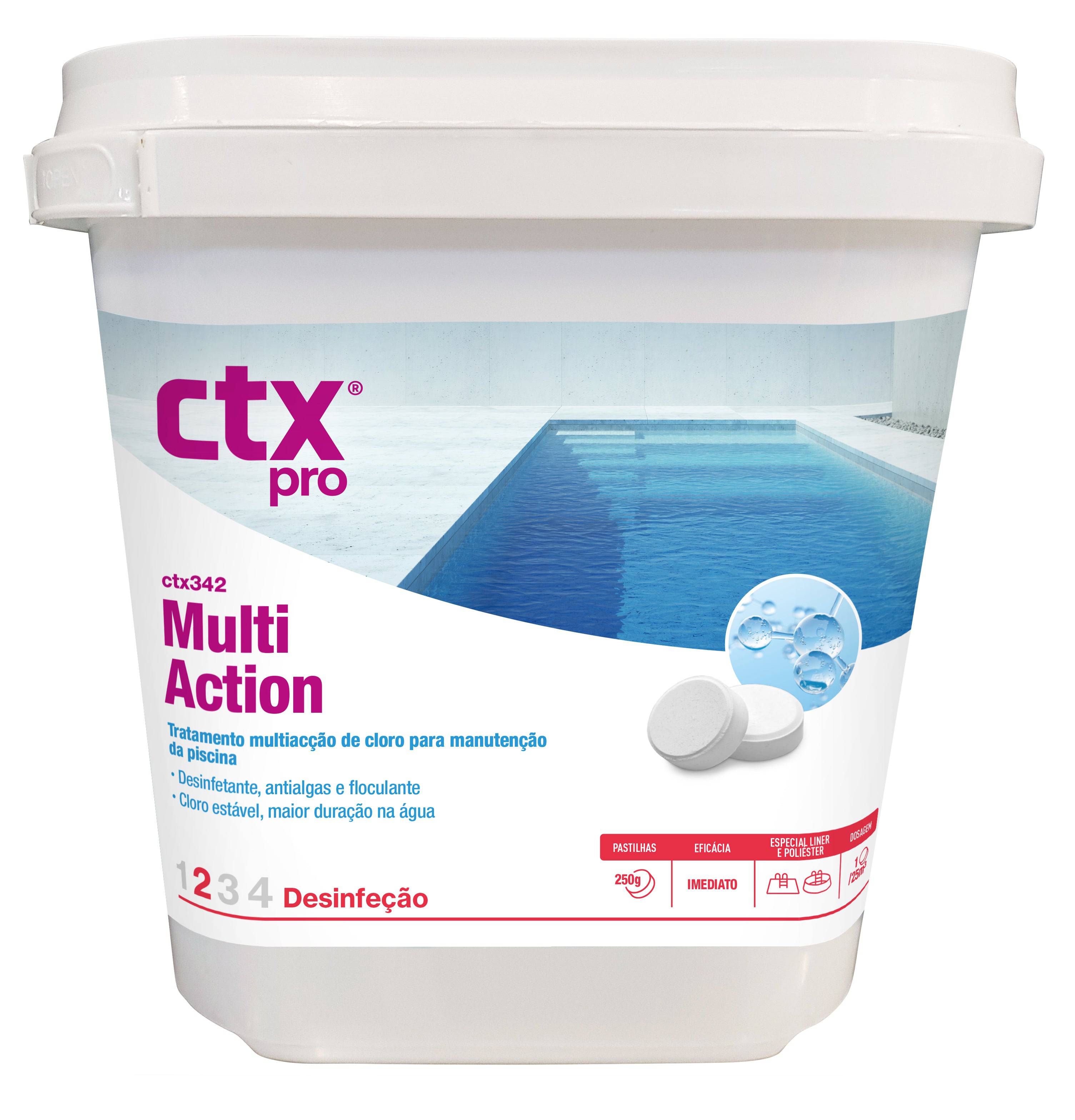 CTX-342 Multiacção Pastilhas 200gr (Especial Liner e fibra-Poliester)