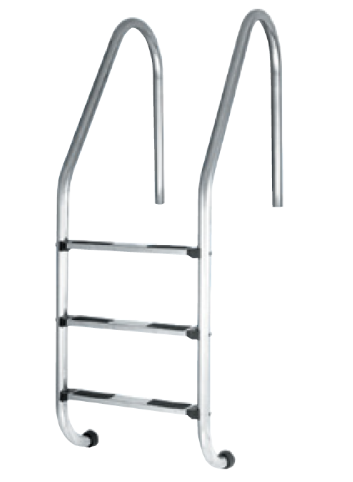 Escada Standard em Inox AISI 304 (tratamento só com químicos)