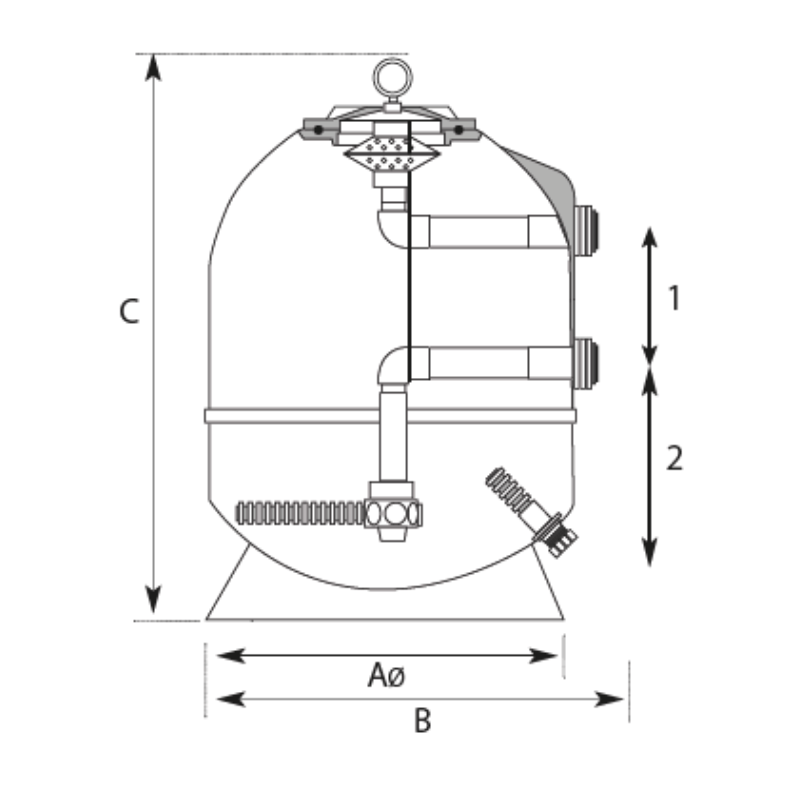 Filtro de areia GRANA