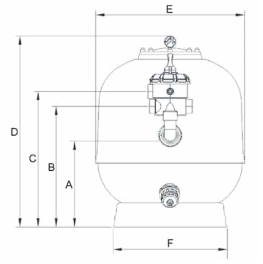Filtro de areia MS Zodiac