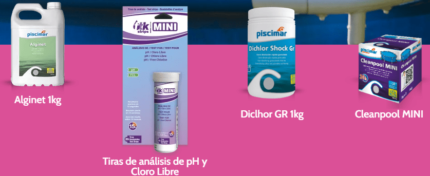 Kit Splash Pools - Alginet, Dicloro Shock, Cleanpool, FTK Mini