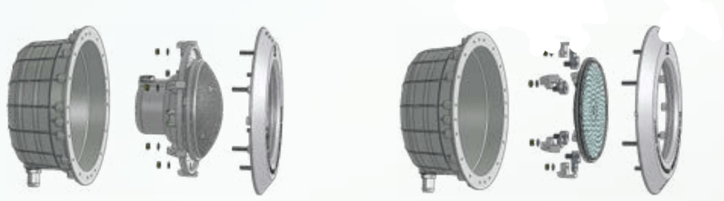 PROJETORES LED RGB Série Slim e SLIM MIDI - betão / liner - Bluezone Pool