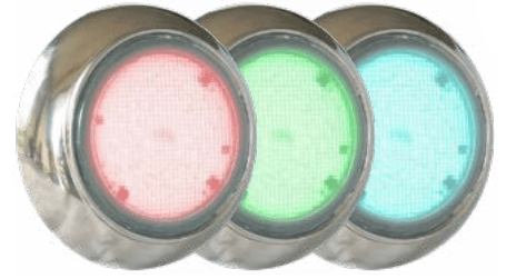 PROJETORES LED RGB Série Slim e SLIM MIDI - betão / liner - Bluezone Pool