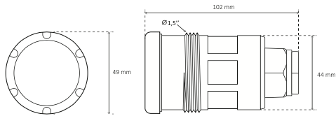 Projetores Tubolares LED - 1,5"