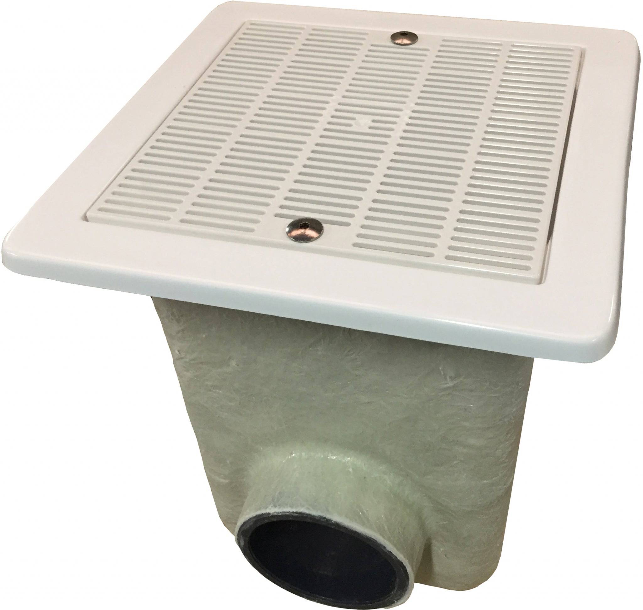 Ralo de Fundo 330x330mm - Betão