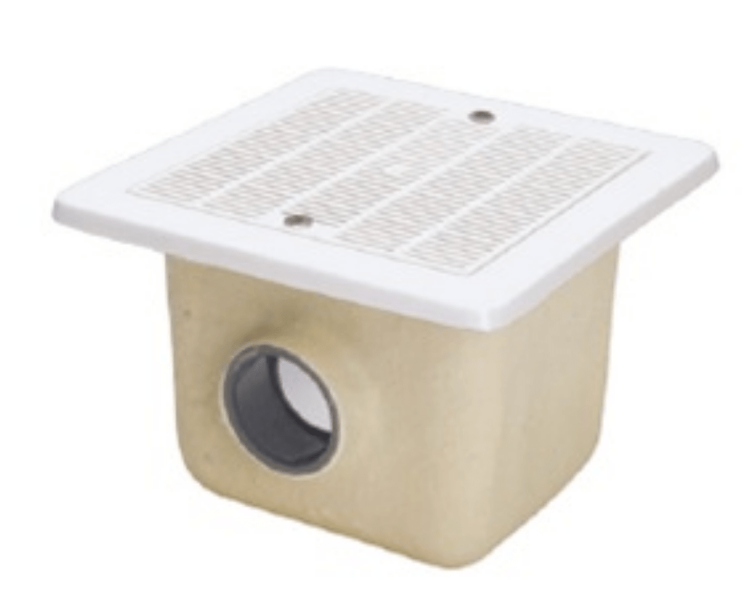 Ralo de Fundo 330x330mm - Betão