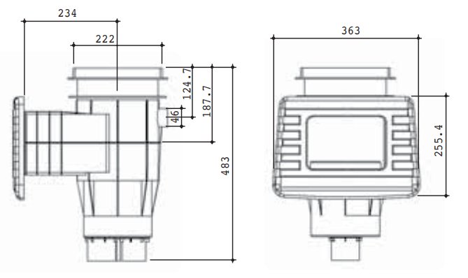Skimmer ABS 15L DELUXE - Liner