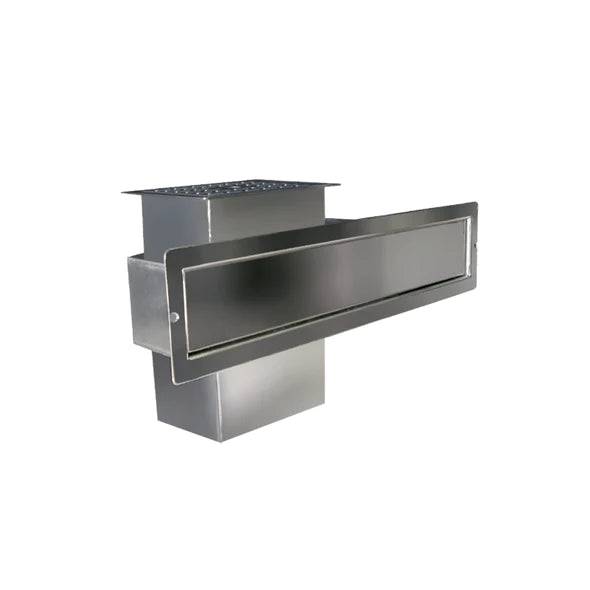 Skimmer de boca ancha de acero inoxidable AISI 316L