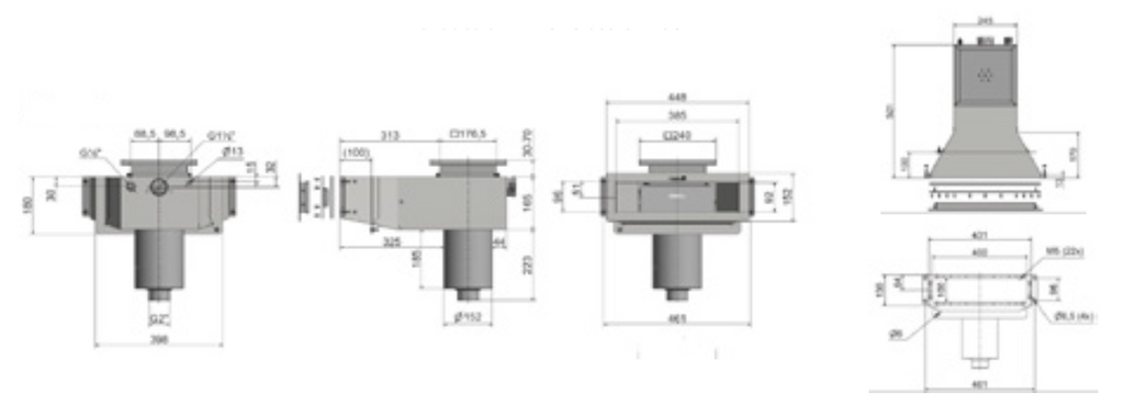 Skimmer Classic Wide AISI 316L (liner / betão) - 385 x 96 mm