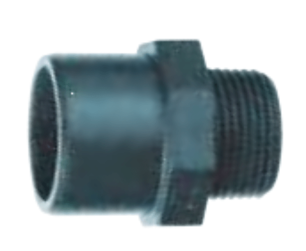 Unión de transición de PVC PN16 con rosca macho y hembra