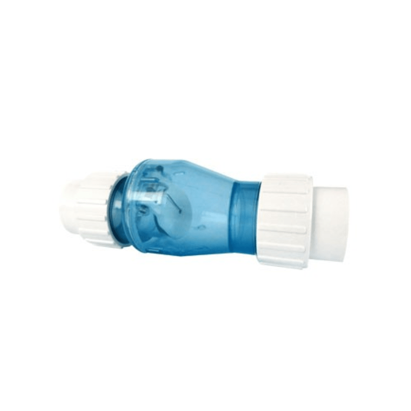 Válvula Anti-Retorno Transparente com Mola